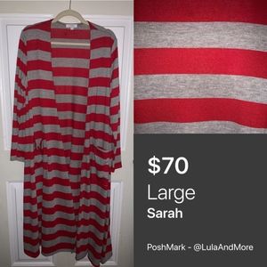 LuLaRoe Large Sarah Duster Jacket - BNWT